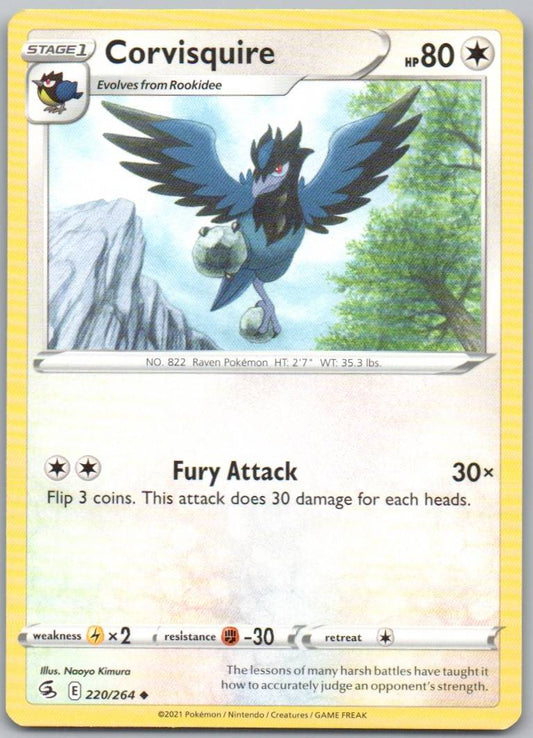 Corvisquire 220 Normal Colorless Card - Fusion Strike