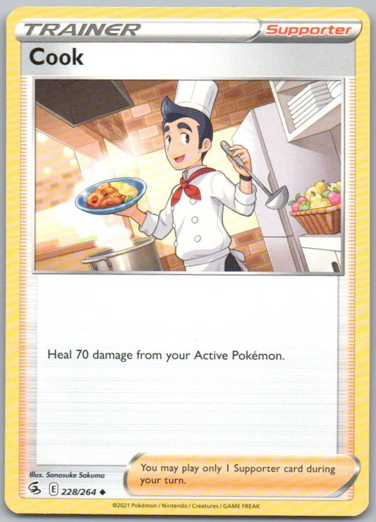 Cook 228 Normal Trainer Card - Fusion Strike