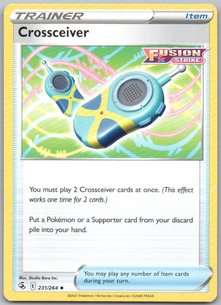 Crossceiver 231 Normal Trainer Card - Fusion Strike