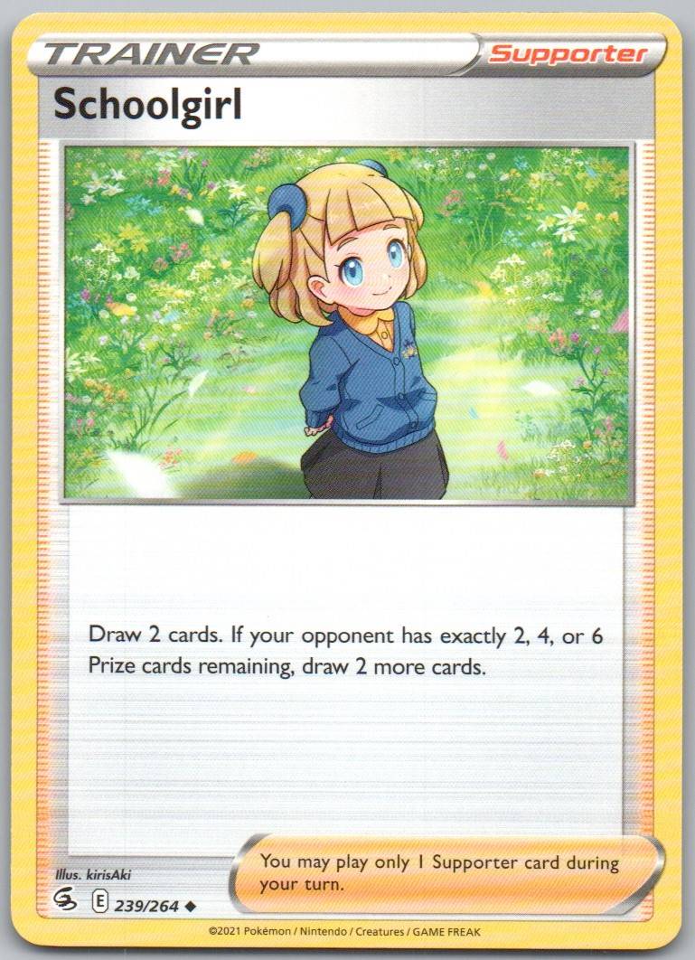 Schoolgirl 239 Normal Trainer Card - Fusion Strike