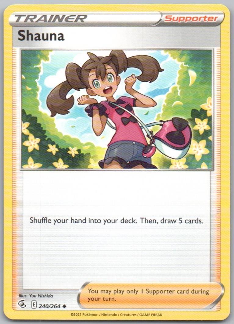 Shauna 240 Normal Trainer Card - Fusion Strike