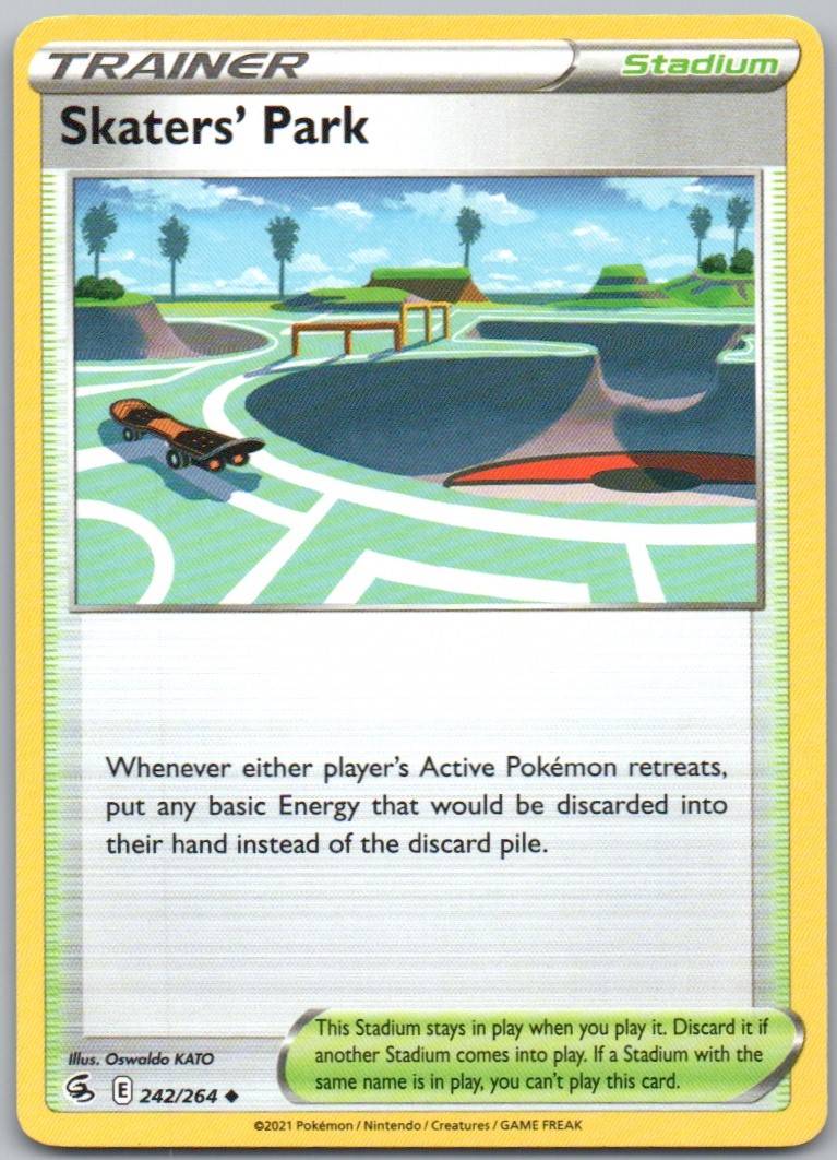 Skater's Park 242 Normal Trainer Card - Fusion Strike