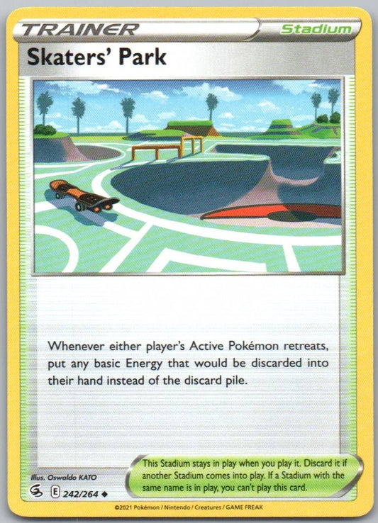 Skater's Park 242 Normal Trainer Card - Fusion Strike