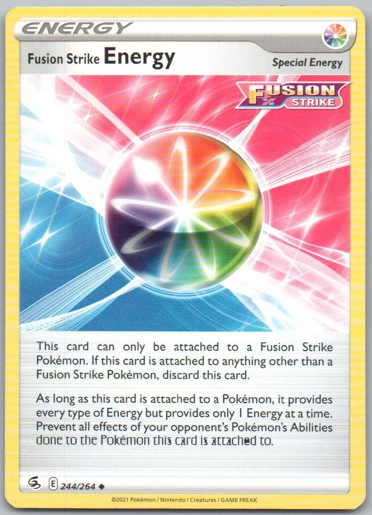 Fusion Strike Energy 244 Normal Trainer Card - Fusion Strike