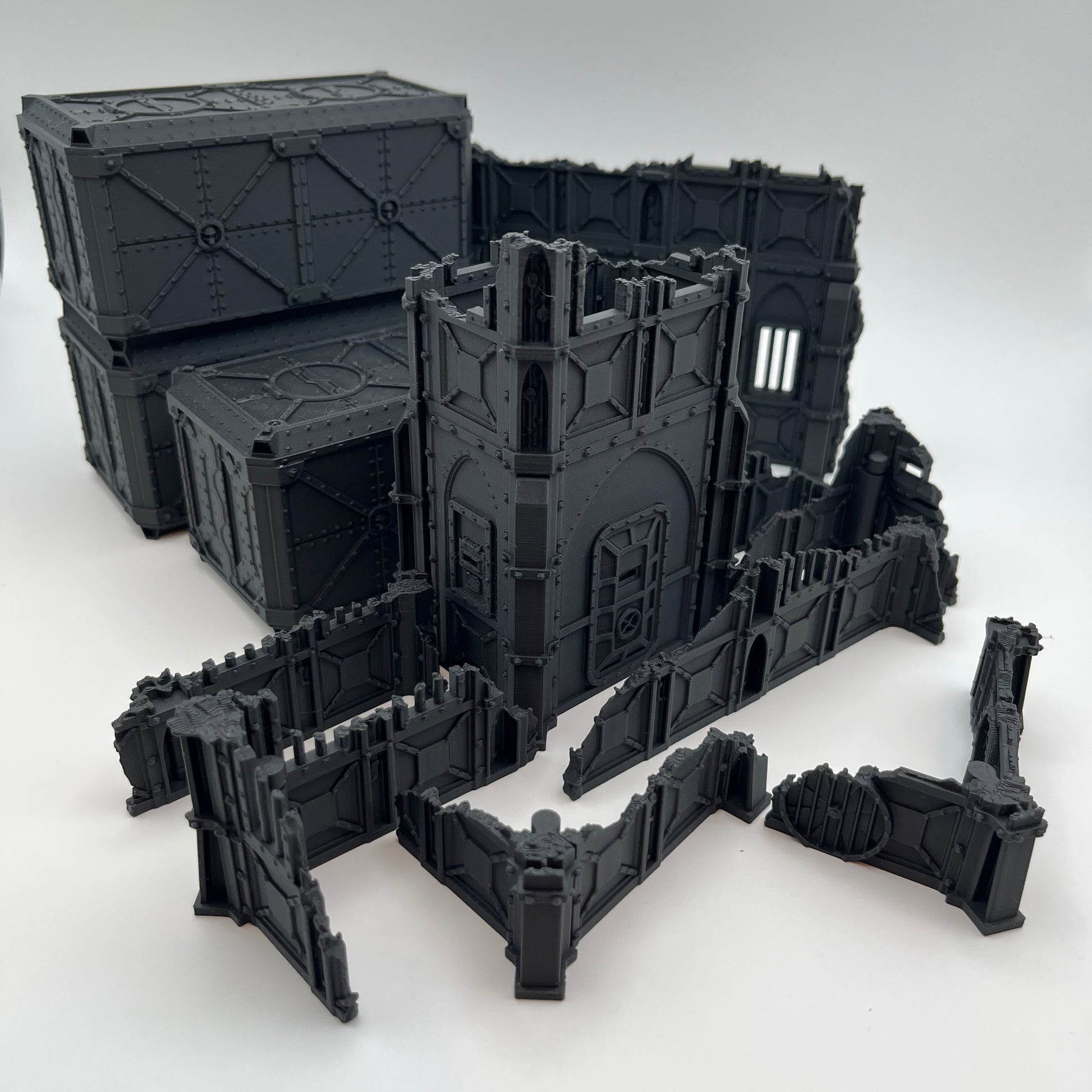 Fabricator's Lair Armored Full Table Foldable Terrain Set Warhammer 40K 11th