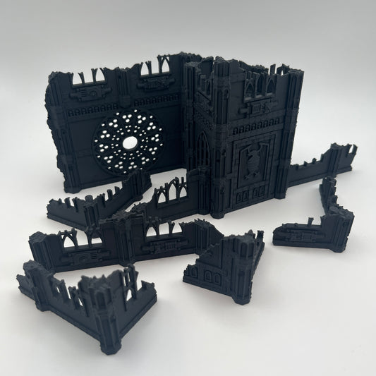 Fabricator's Lair Gothic Full Table Foldable Terrain Set Warhammer 40K 11th