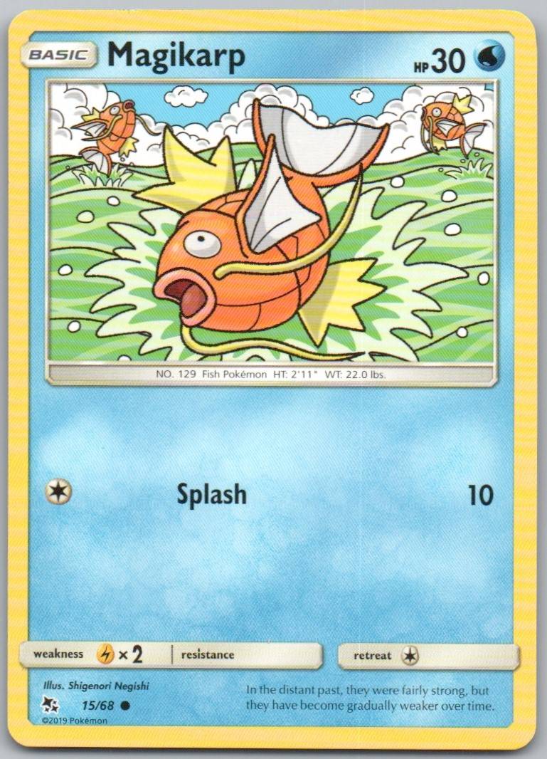 Magikarp 015 Normal Water Card - Hidden Fates
