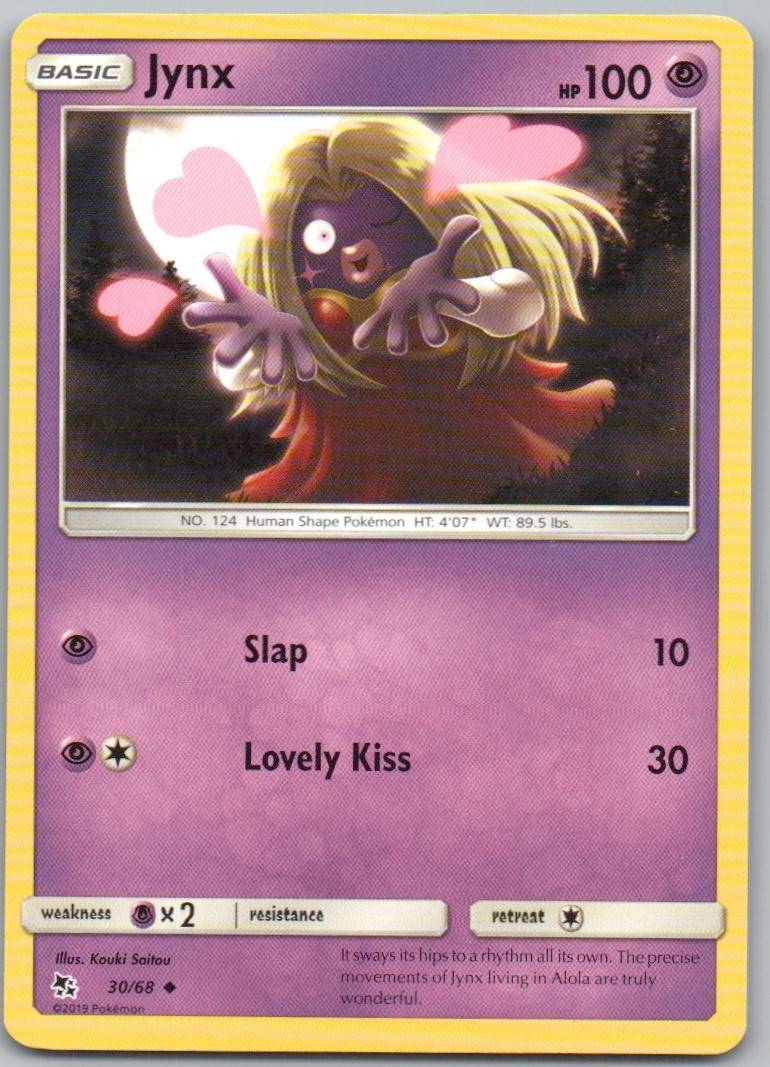Jynx 030 Normal Psychic Card - Hidden Fates