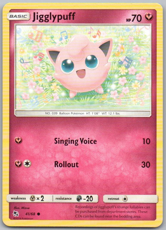 Jigglypuff 041 Normal Fairy Card - Hidden Fates