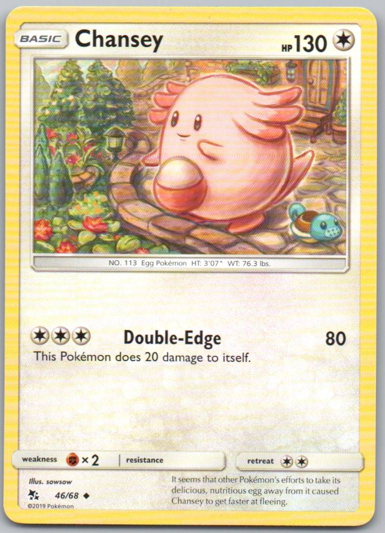 Chansey 046 Normal Colorless Card - Hidden Fates
