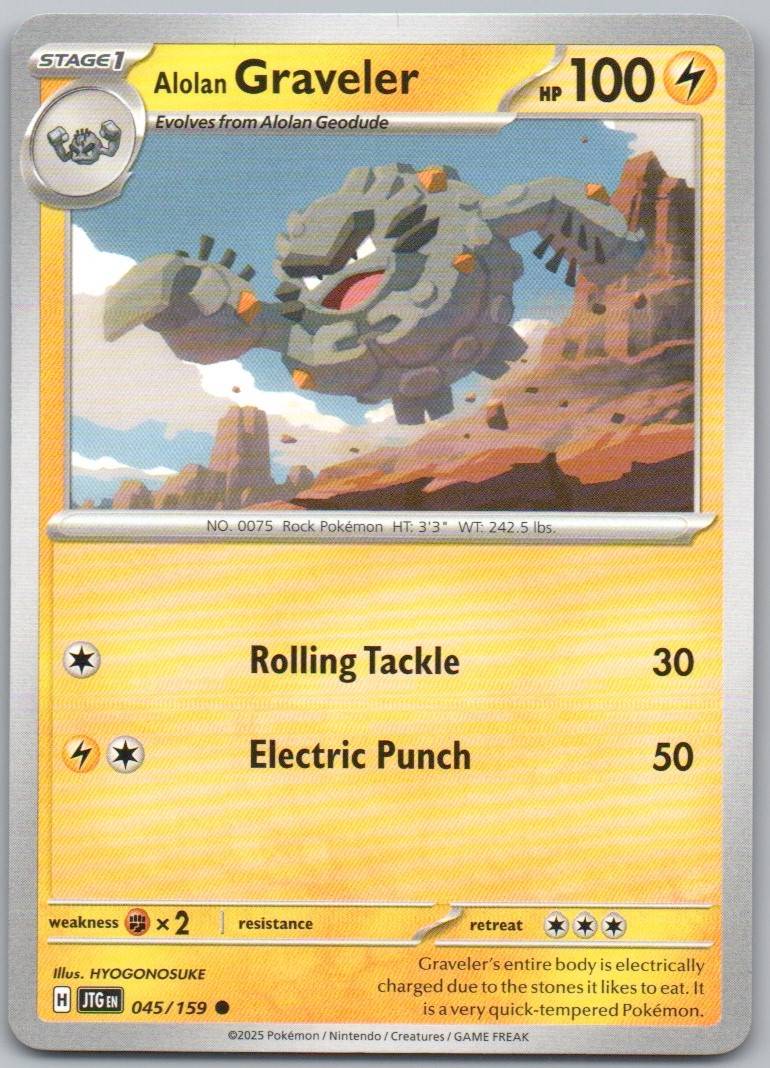 N's Joltik 049 Reverse Holo Lightning Card - Journey Together