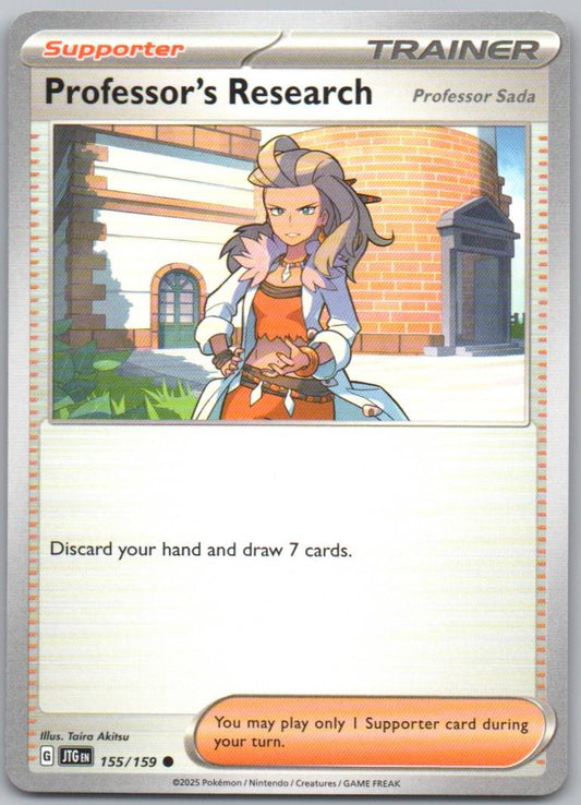 Professor's Research (Professor Sada) 155 Normal Trainer Card - Journey Together