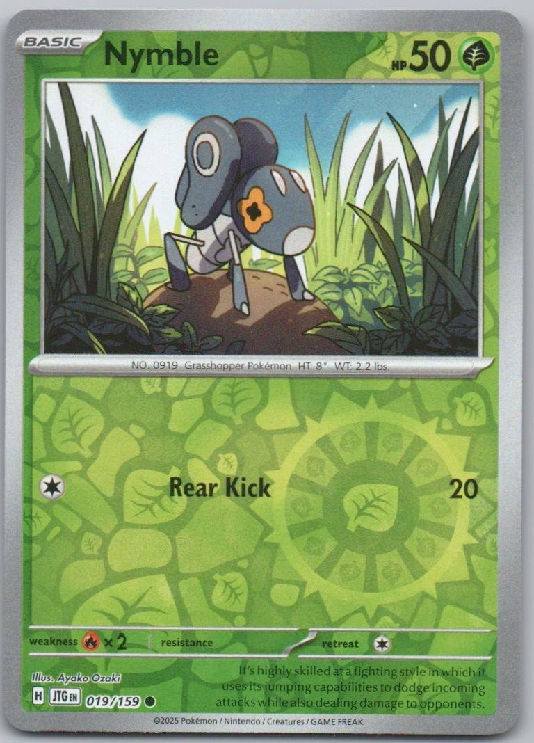 Nymble 019 Reverse Holo Grass Card - Journey Together