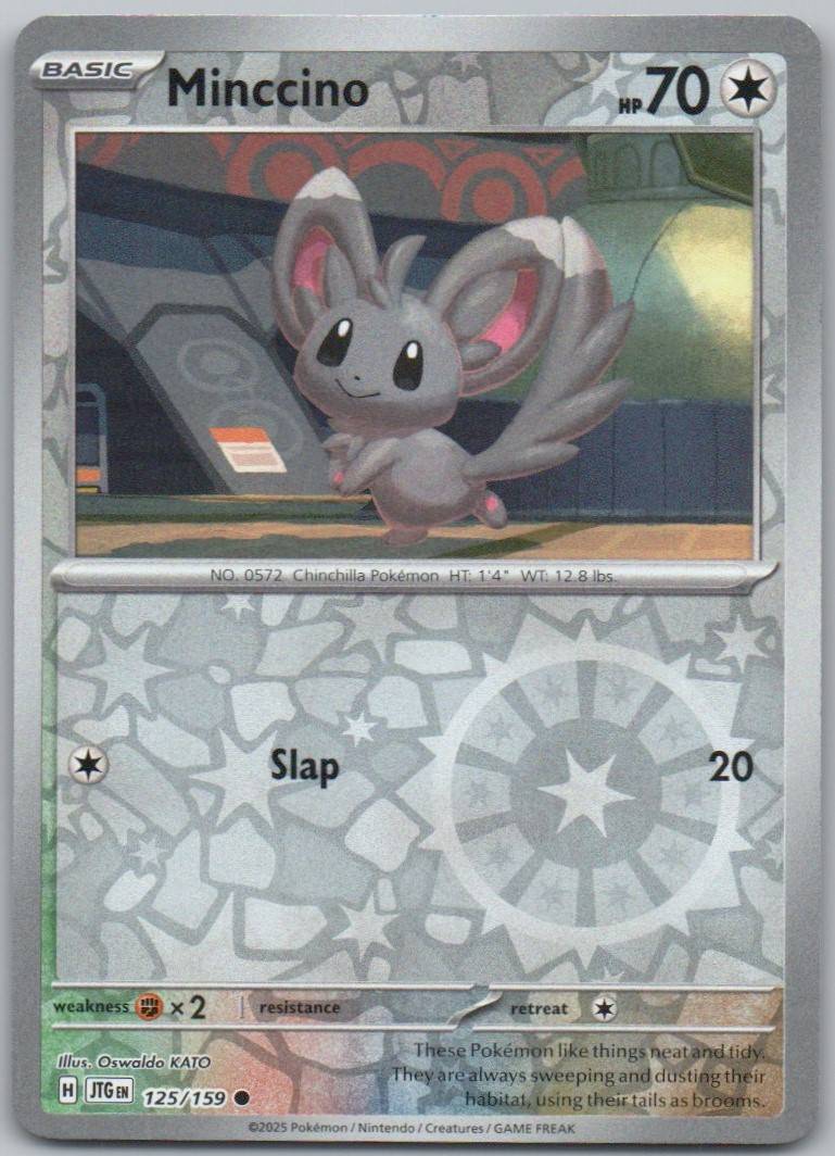 Minccino 125 Reverse Holo Colorless Card - Journey Together
