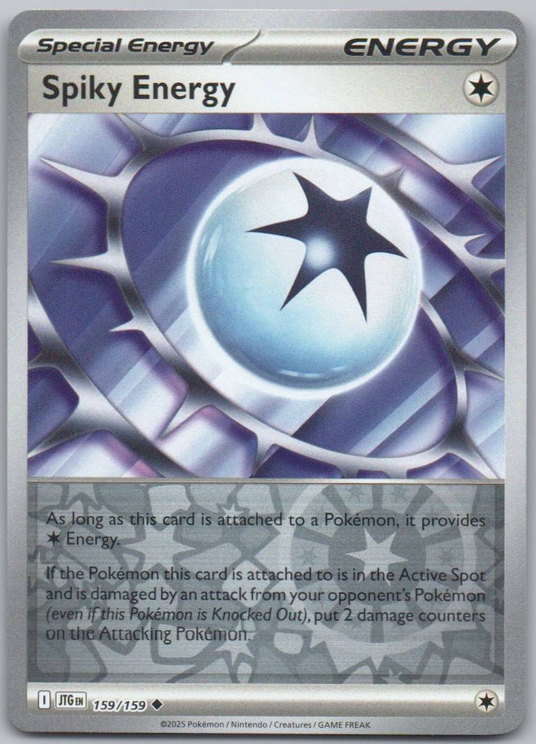 Spiky Energy 159 Reverse Holo Energy Card - Journey Together