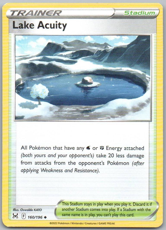 Lake Acuity 160 Normal Trainer Card - Lost Origin