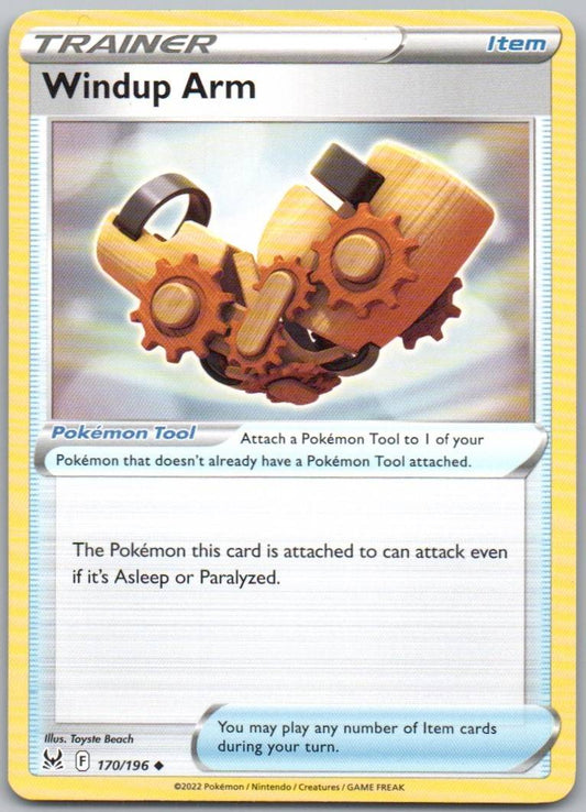 Windup Arm 170 Normal Trainer Card - Lost Origin