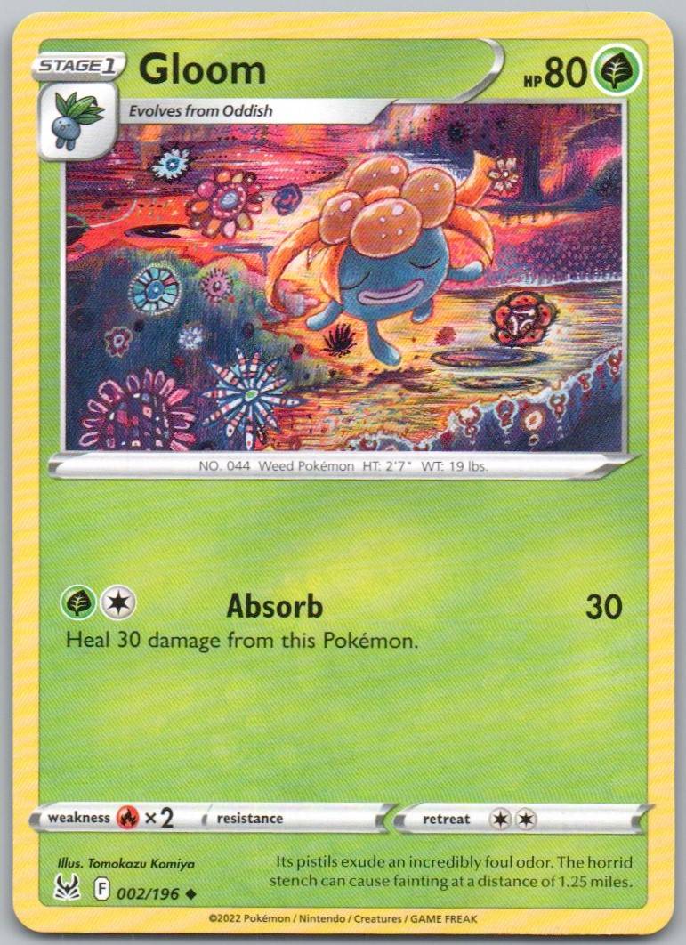 Gloom 002 Normal Grass Card - Lost Origin