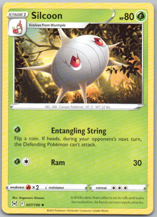Silcoon 007 Normal Grass Card - Lost Origin