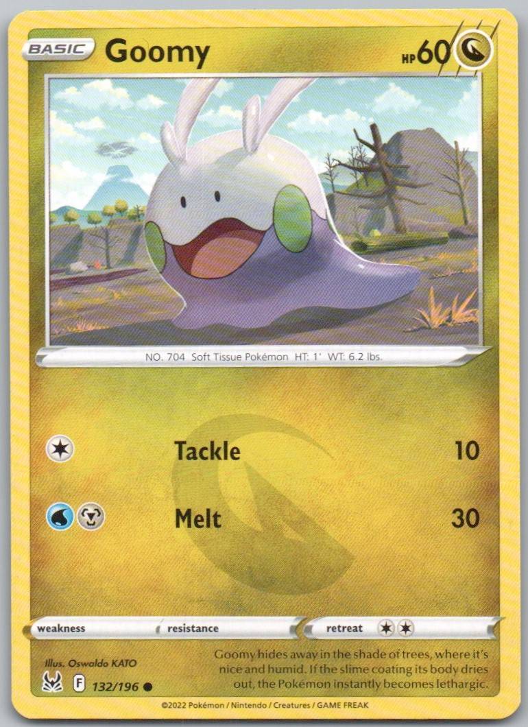 Goomy 132 Normal Dragon Card - Lost Origin