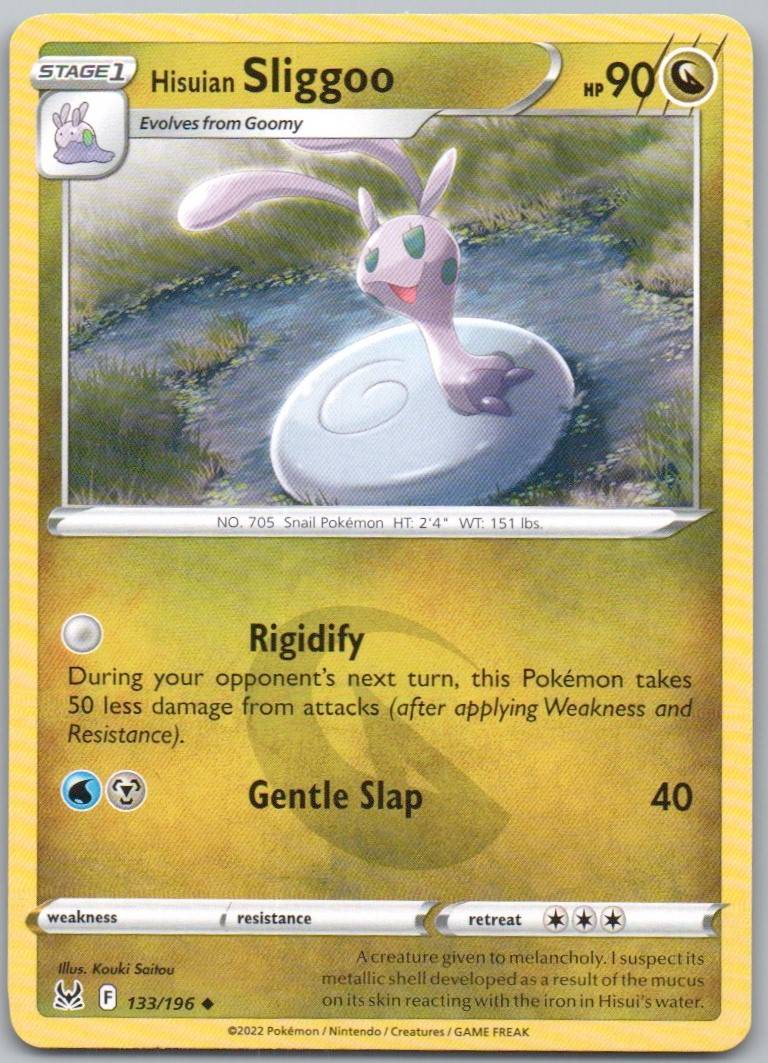 Hisuian Sliggoo 133 Normal Dragon Card - Lost Origin