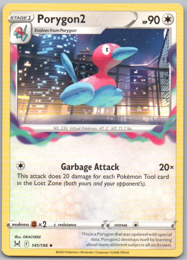 Porygon2 141 Normal Colorless Card - Lost Origin