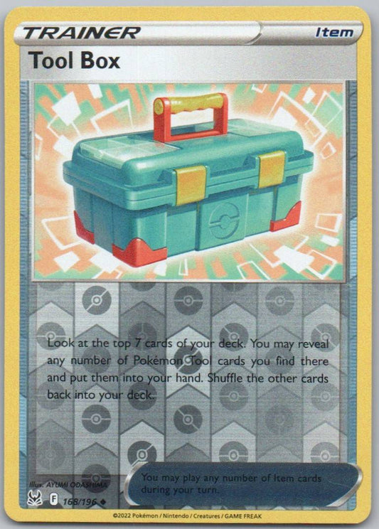 Tool Box 168 Reverse Holo Trainer Card - Lost Origin
