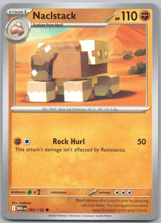 Naclstack 083 Normal Fighting Card - Mega Evolution