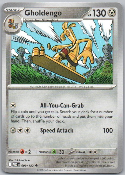 Gholdengo 099 Normal Steel Card - Mega Evolution