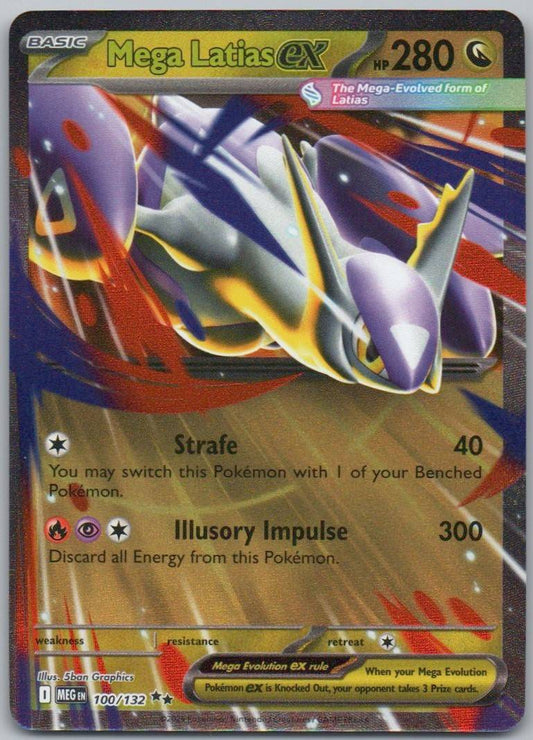 Mega Latias EX 100 Holo Dragon Card - Mega Evolution