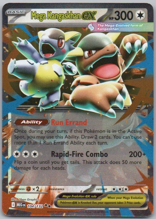 Mega Kangaskhan EX 104 Normal Colorless Card - Mega Evolution
