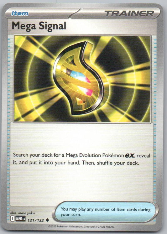 Mega Signal 121 Normal Trainer Card - Mega Evolution
