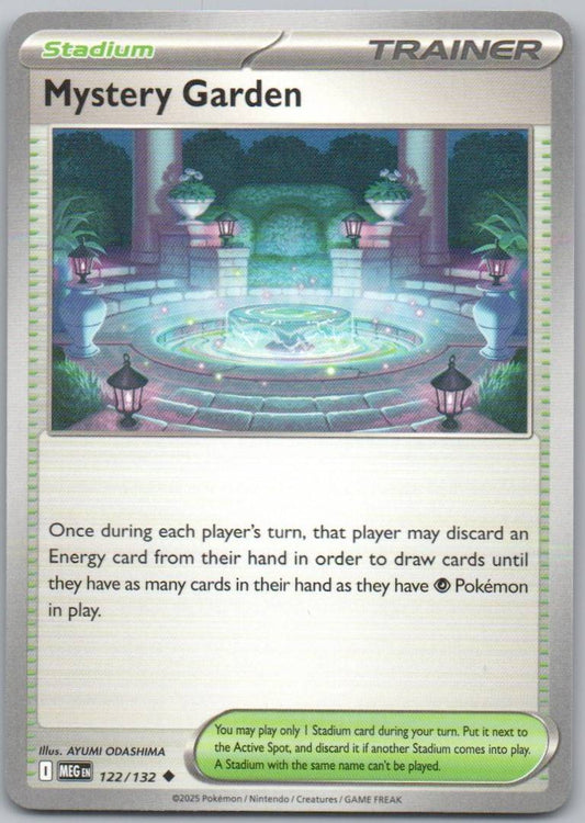 Mystery Garden 122 Normal Trainer Card - Mega Evolution