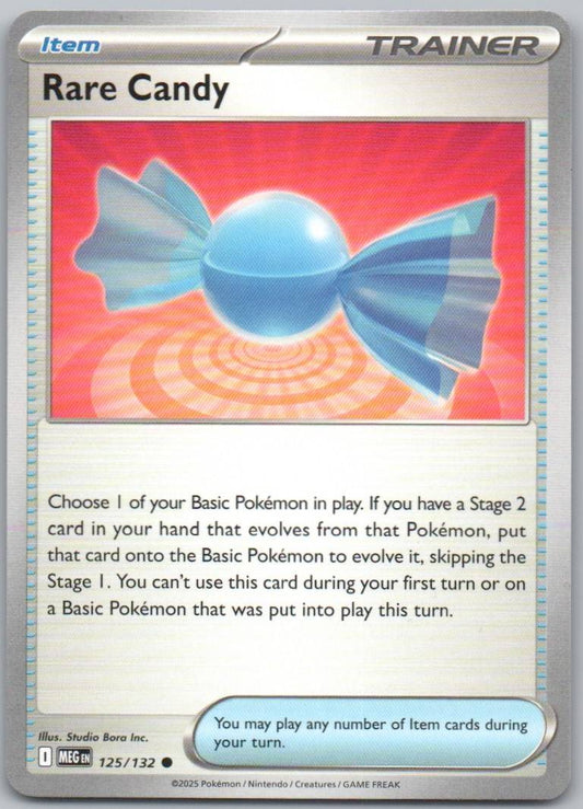 Rare Candy 125 Normal Trainer Card - Mega Evolution
