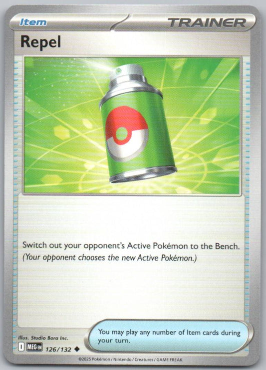 Repel 126 Normal Trainer Card - Mega Evolution
