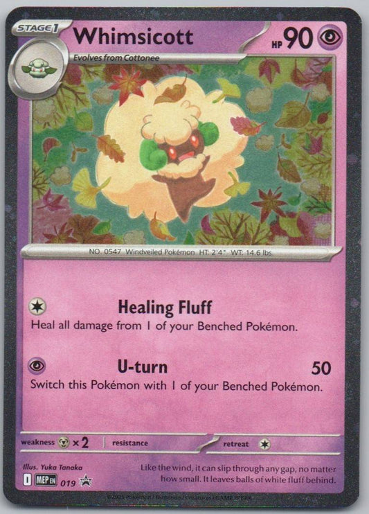 Whimsicott 019 Cosmos Psychic Card - Mega Evolution Promo