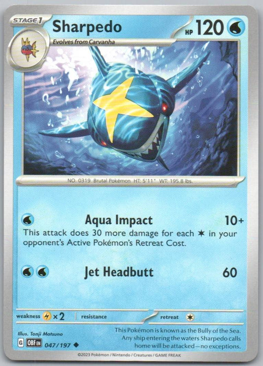 Shapedo 047 Normal Water Card - Obsidian Flames