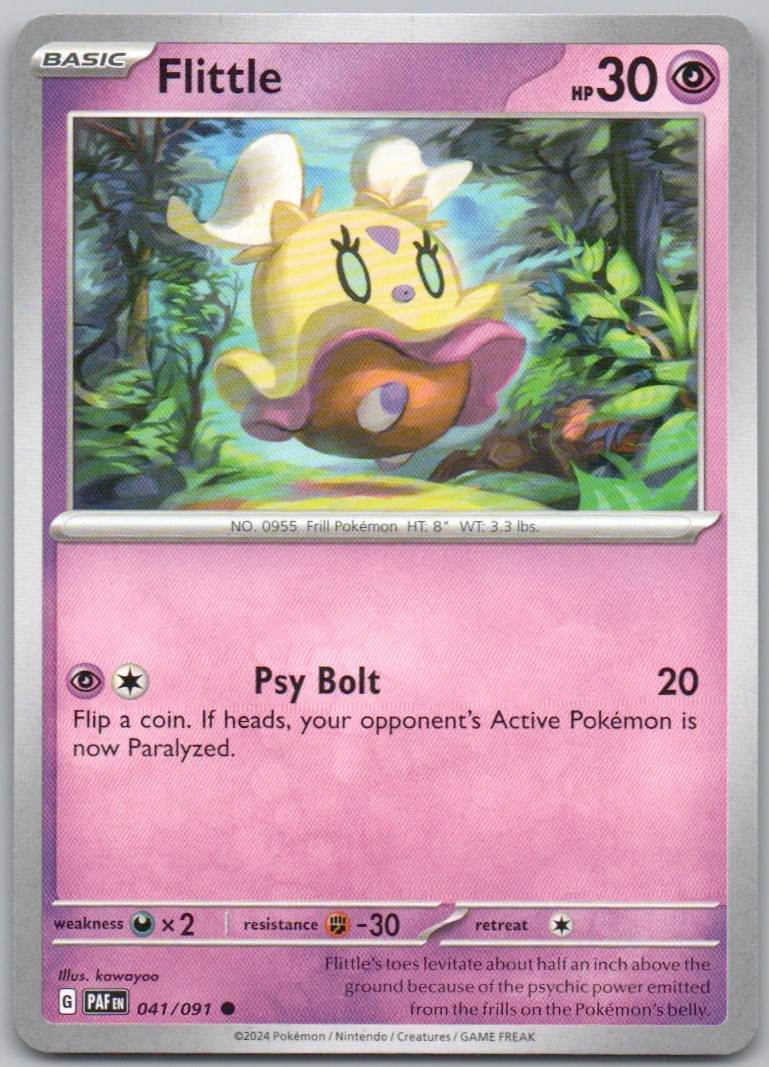 Flittle 041 Normal Psychic Card - Paldean Fates
