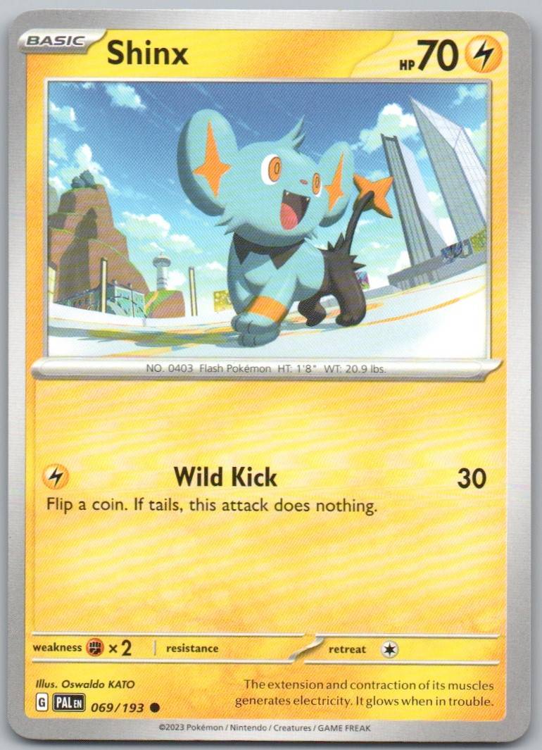 Shinx 069 Normal Lightning Card - Paldea Evolved
