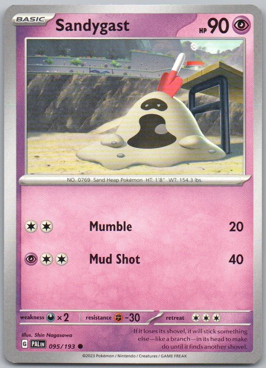 Sandygast 095 Normal Psychic Card - Paldea Evolved