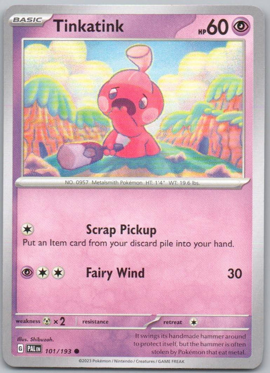 Tinkatink 101 Normal Psychic Card - Paldea Evolved