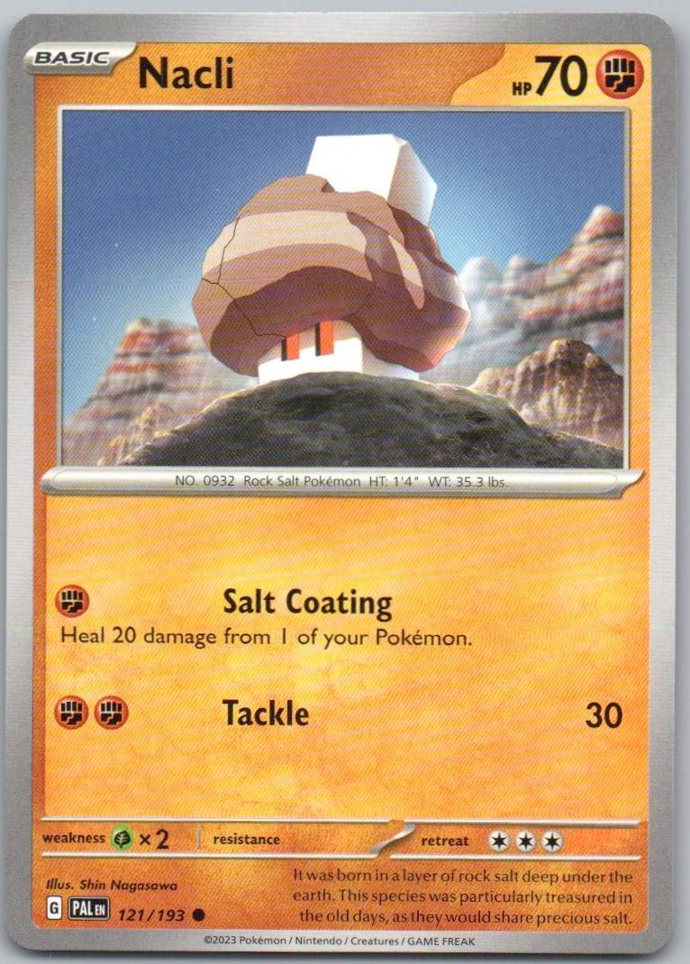 Nacli 121 Normal Fighting Card - Paldea Evolved