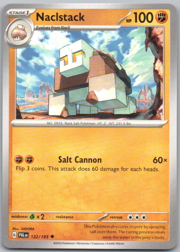 Naclstack 122 Normal Fighting Card - Paldea Evolved