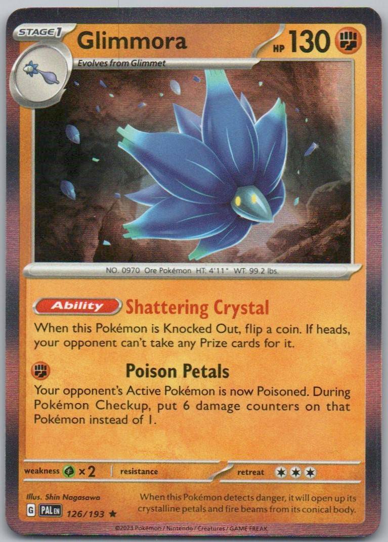 Glimmora 126 Holo Fighting Card - Paldea Evolved