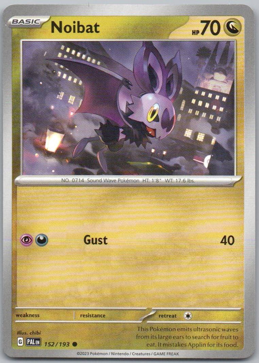 Noibat 152 Normal Dragon Card - Paldea Evolved
