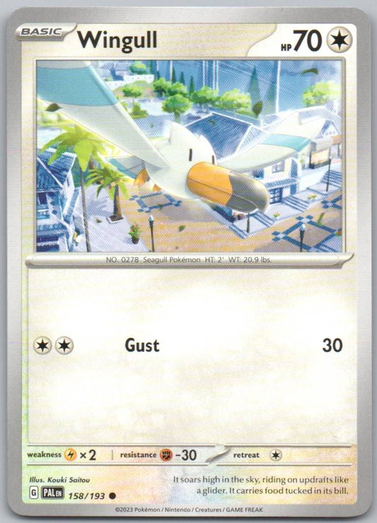 Wingull 158 Normal Colorless Card - Paldea Evolved