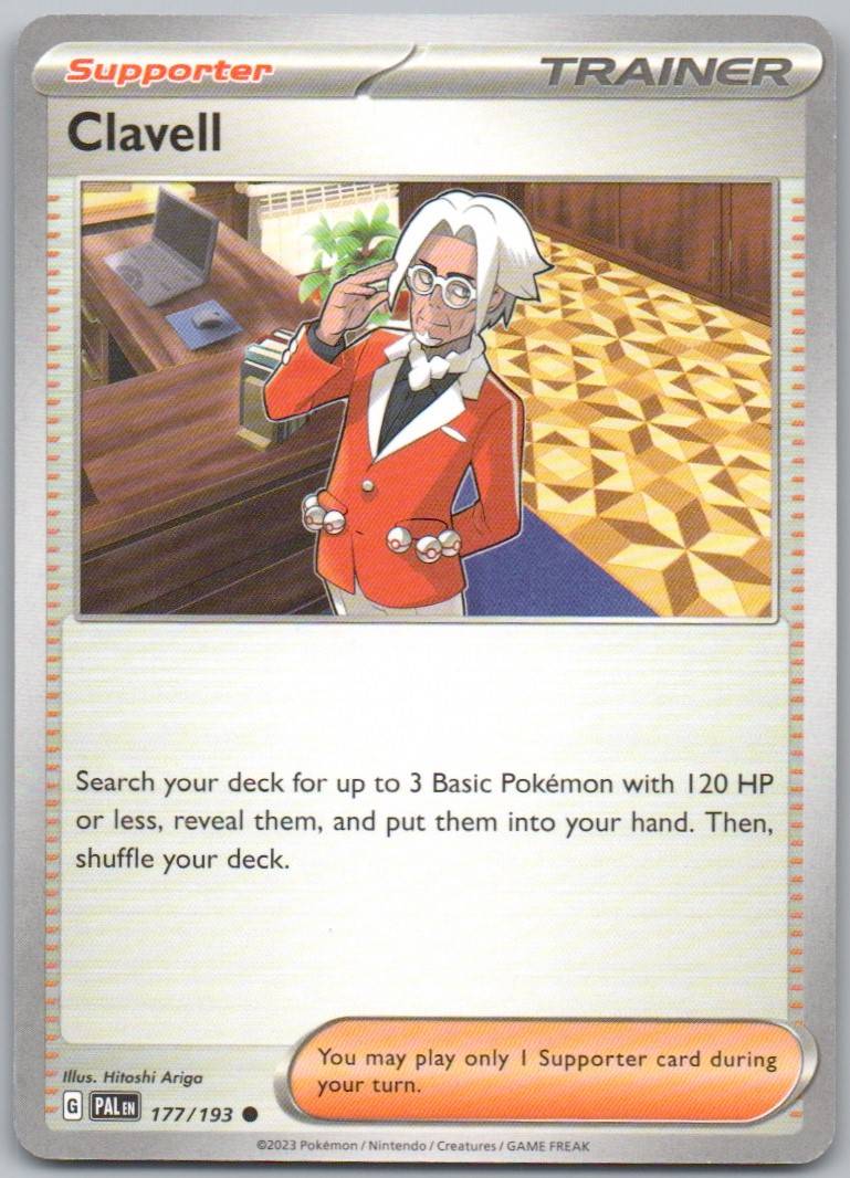 Clevell 177 Normal Trainer Card - Paldea Evolved