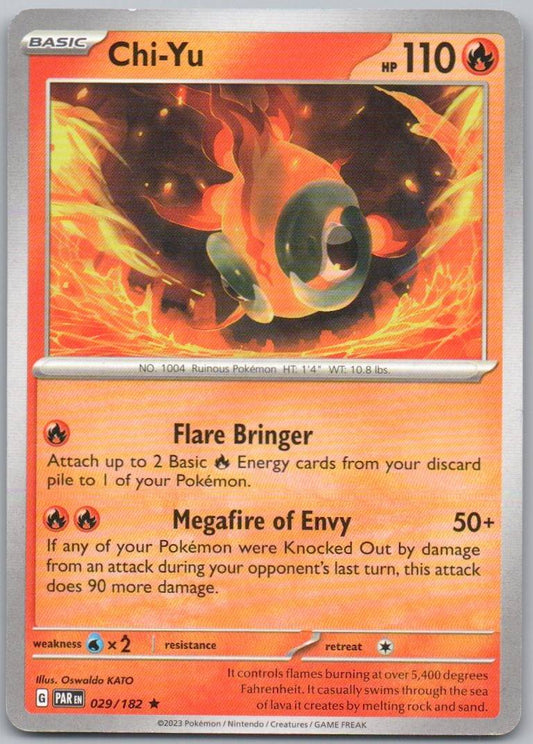 Chi-Yu 029 Normal Fire Card - Paradox Rift