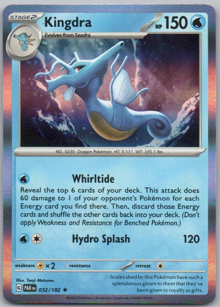 Kingdra 032 Holo Water Card - Paradox Rift