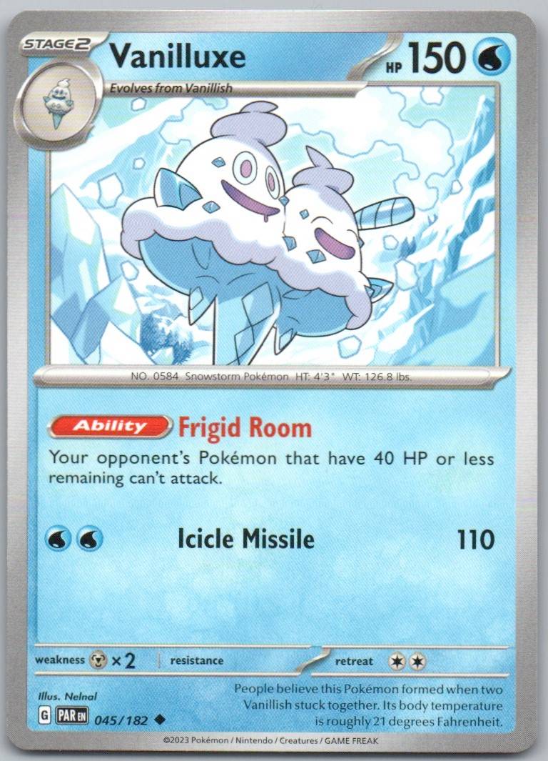 Vanilluxe 045 Normal Water Card - Paradox Rift